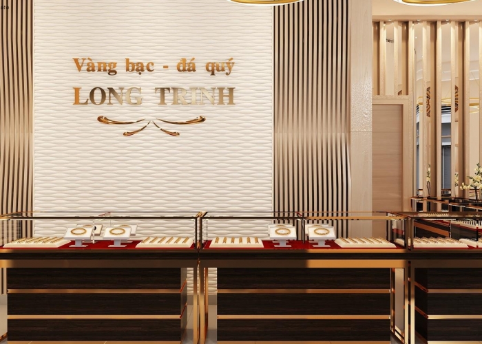 Thiết kế tiệm vàng Long Trinh